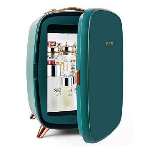 Mini Geladeira KFO Skin 6L Silenciosa com Gavetas Ajustáveis Verde Escuro Menor preço em Mini Geladeira KFO Skin 6L Silenciosa com Gavetas Ajustáveis Verde Escuro