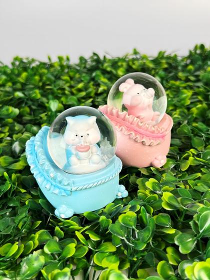 Imagem de Mini Globo De Neve com LED Animais Fofos Luatek RR-02