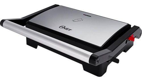 Imagem de Mini Grill Elétrico Oster Inox 2 Em 1 220v