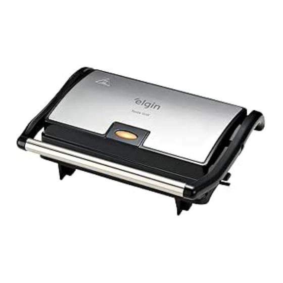 Imagem de Mini Grill Taste Grill Elgin 800W Alças Cool Touch 220v