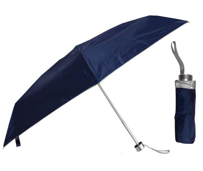 Imagem de Mini Guarda Chuva de bolsa Sombrinha Portátil com proteção UV Vareta de Alumínio
