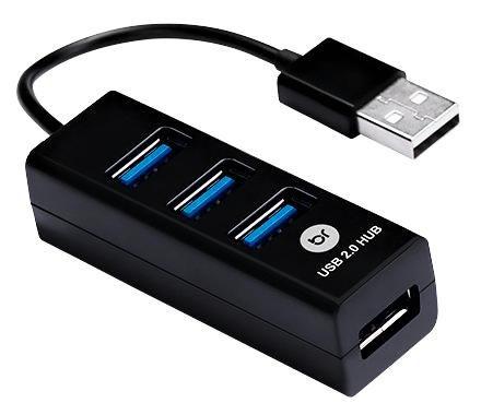 Mini hub cabo usb 2.0 extensor 4 portas high speed pen drive Menor preço em Mini hub cabo usb 2.0 extensor 4 portas high speed pen drive