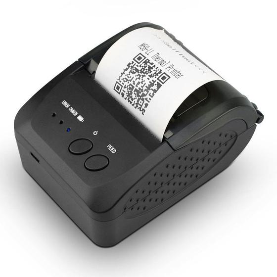 Mini Impressora Termica Bluetooth 58mm Android Ios Menor preço em Mini Impressora Termica Bluetooth 58mm Android Ios