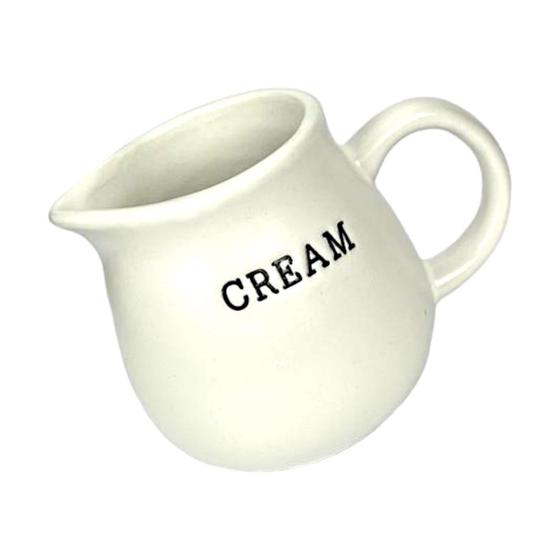 Mini Jarra Leiteira Cremona Cerâmica P/Caldas Molhos 350ml