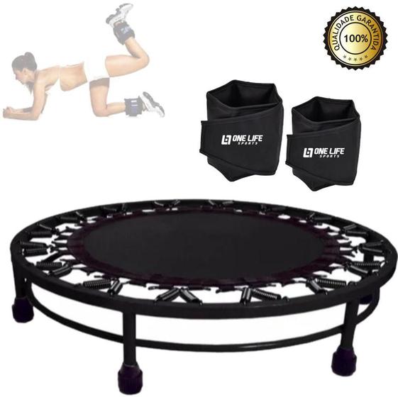 Imagem de Mini Jump Cama Elástica Profissional + Tornozeleira 2 Kg