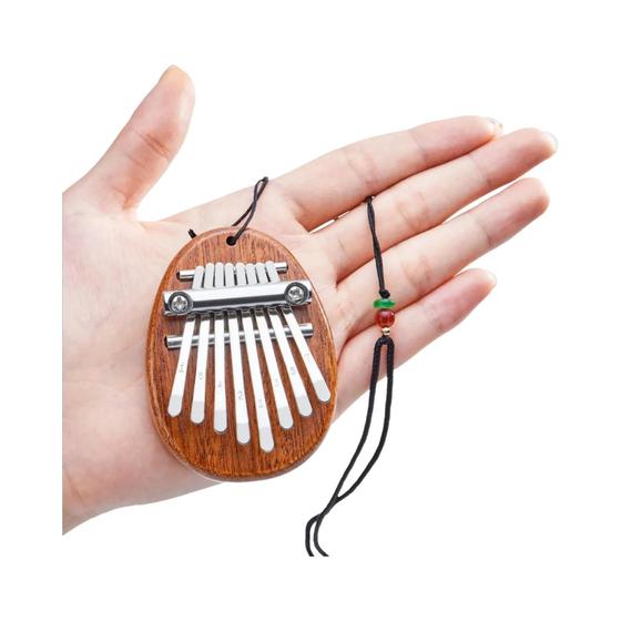 Imagem de Mini Kalimba 8 Teclas para Crianças - Portátil e com Design Moderno