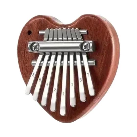 Imagem de Mini Kalimba 8 Teclas - Piano de Polegar de Alta Qualidade - Presente Musical