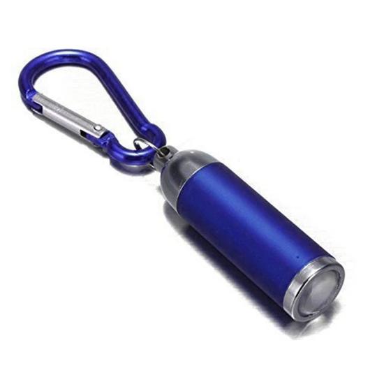 Imagem de Mini Lanterna LED Chaveiro Mosquetão de Bolso Portatil Multifuncional