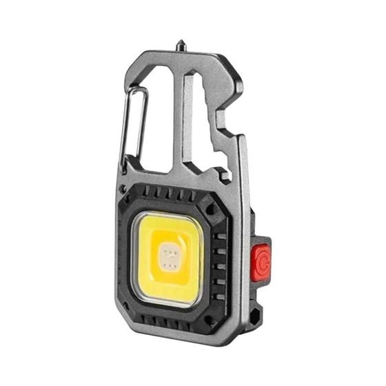 Imagem de Mini Lanterna LED Recarregável De 1000 Lúmens Com Chaveiro, 7 Modos, Luz De Bolso Portátil