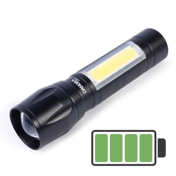 Mini Lanterna Recarregável Militar Potente 3 Modos De Luz Menor preço em Mini Lanterna Recarregável Militar Potente 3 Modos De Luz
