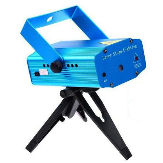 Imagem de Mini Laser Projetor Holografico Tripe Lua Tek  Lk173a