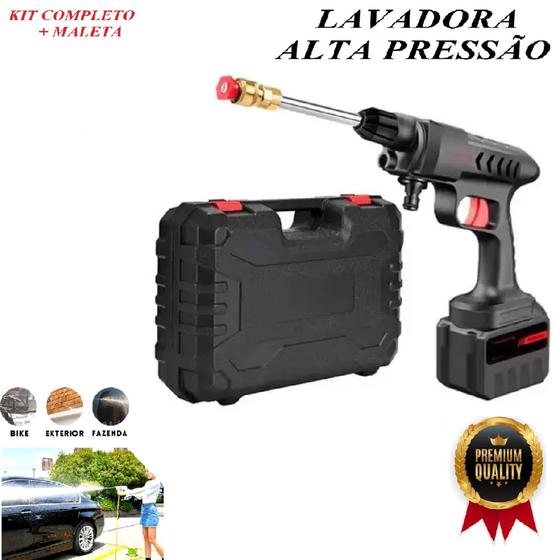 Mini Lavadora Portatil Alta Pressao Lava Jato Super Bateria Kit Maleta Menor preço em Mini Lavadora Portatil Alta Pressao Lava Jato Super Bateria Kit Maleta