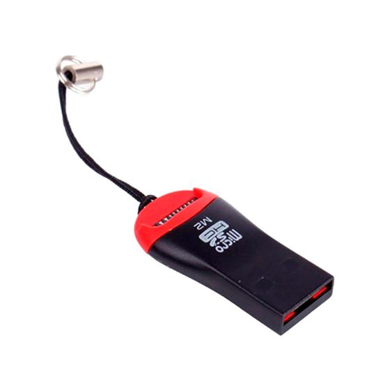Imagem de Mini Leitor Cartao Memoria Adaptador Pen drive USB-  Megga25