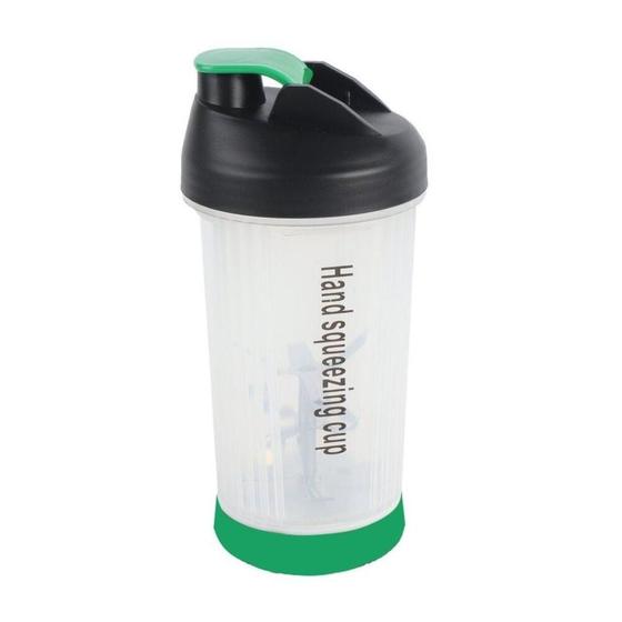 Imagem de Mini liquidificador copo misturador portatil manual mixer shake coqueteleira squeeze suco de fruta suplementos academia 