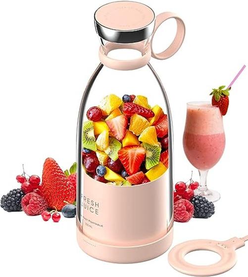 Imagem de Mini Liquidificador Elétrico Portátil Fresh Juice com Carregador