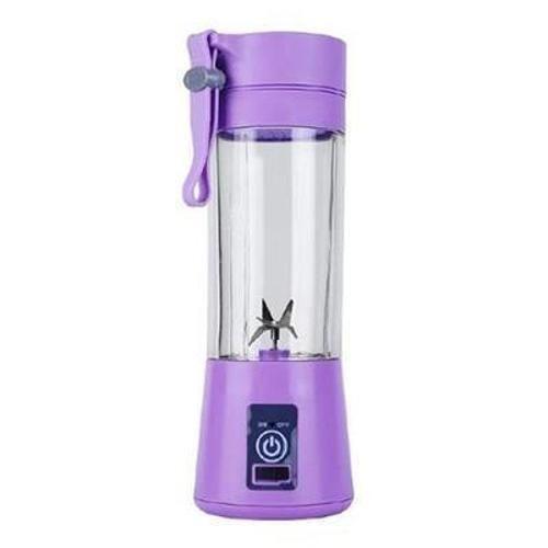 Imagem de Mini Liquidificador Mixer Juice Garrafa Portátil Usb Roxo