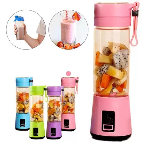 Mini Liquidificador Portátil Juice Copo Shake Mixer Elétrico 12 volts