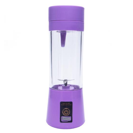 Imagem de Mini Liquidificador Portátil Shake Juice Cup + Cabo Usb Luxo 4 LAMINAS