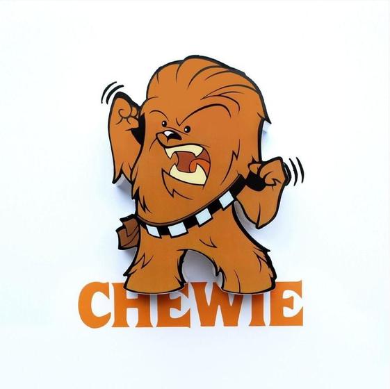 Imagem de Mini Luminária 3D Light FX Star Wars Chewie