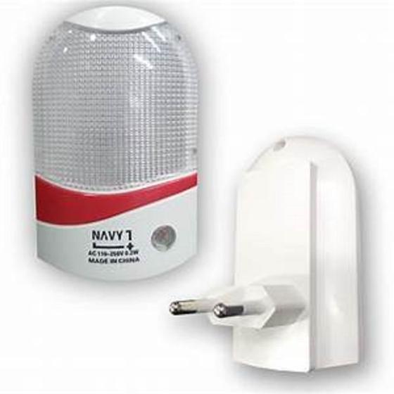 Mini luminária abajur de tomada luz noturna com sensor Menor preço em Mini luminária abajur de tomada luz noturna com sensor