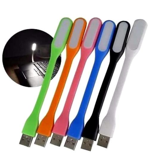 Mini Luminária Lâmpada Flexível Usb Notebook Portátil Para Leitura