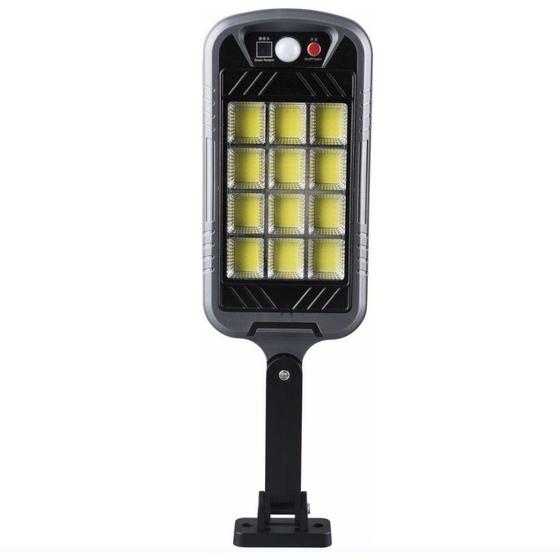 Imagem de Mini Luminária Led Solar Poste Rua Parede Sensor 144 cob Cont