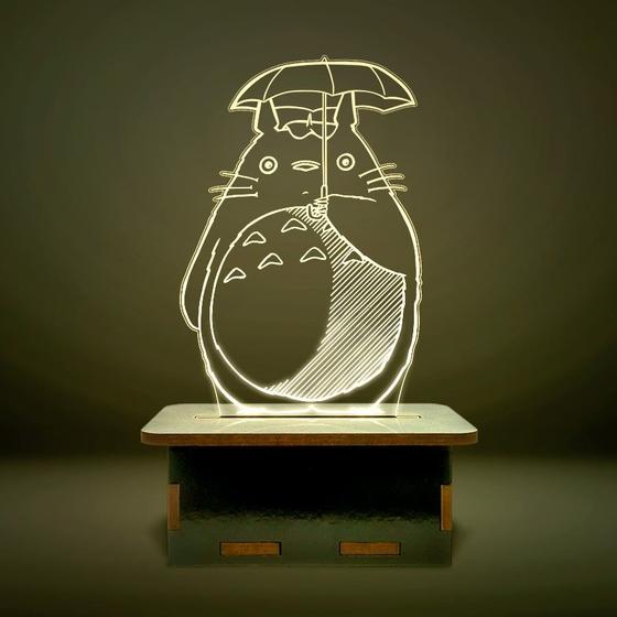 Imagem de Mini Luminária Studio Ghibli - Totoro Com Guarda Chuva