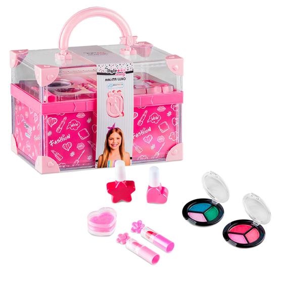 Imagem de Mini Maleta Luxo de Maquiagem Infantil My Style Beauty Multikids