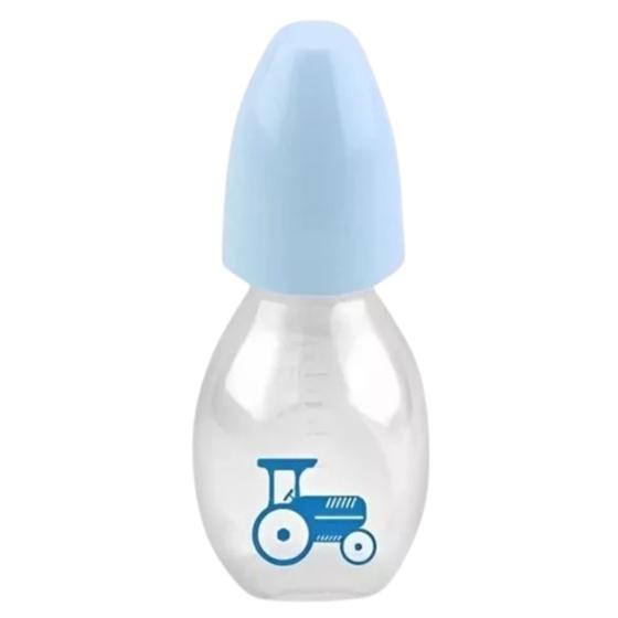 Imagem de Mini Mamadeira Bico Silicone Azul 3009 60Ml - Petita