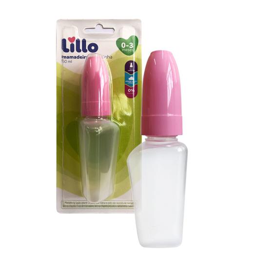 Mini Mamadeira Chuquinha Bebê Bico Silicone Macio De 0 a 3 Meses 50ml ...