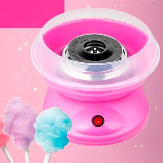 Imagem de Mini Máquina Algodão Doce Automática Ideal Produzir Doces