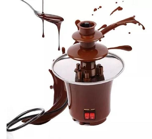 Imagem de Mini Máquina Chocolate Cascata Fondue Panela Elétrica 60W