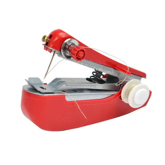 Mini Maquina De Costura Manual Portátil De Mão Pratico Linha Menor preço em Mini Maquina De Costura Manual Portátil De Mão Pratico Linha