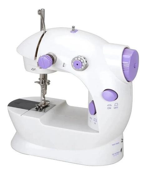 Mini Máquina De Costura Reta Lanmax Lmd-202 Portátil Branca Mais Vendida Menor preço em Mini Máquina De Costura Reta Lanmax Lmd-202 Portátil Branca Mais Vendida