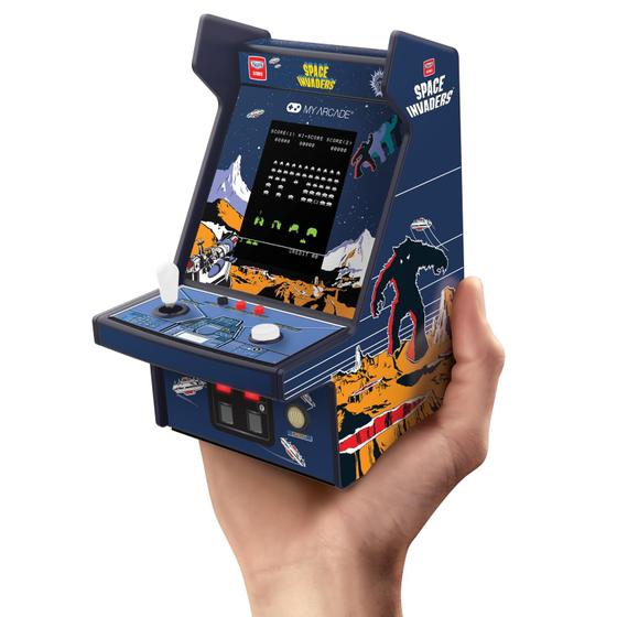 Imagem de Mini máquina de fliperama My Arcade Space Invaders Micro Player Pro