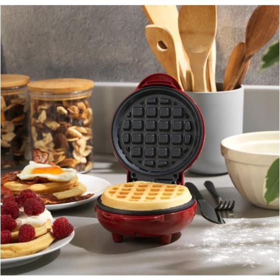 Imagem de Mini Máquina de Waffle 4 em 1 / Waffle Quiche (110V)