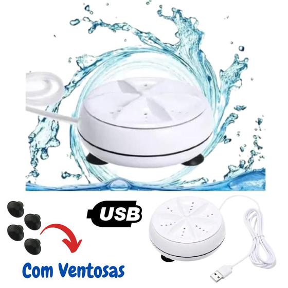 Mini Máquina Portátil p/ Lavar Roupas Louças Frutas USB é boa?