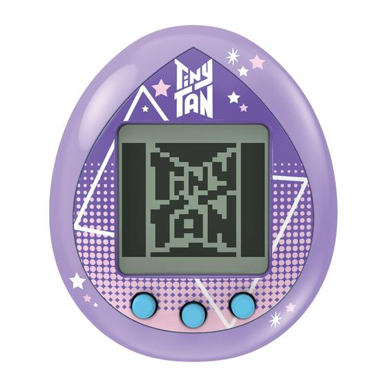 Imagem de Mini Mascote Virtual Roxo TinyTAN (88866) - Brinquedo Interativo com 20 Jogos