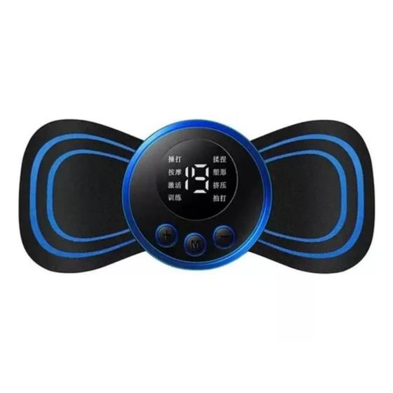 Imagem de Mini Massageador Elétrico Portátil Abdominal Pescoço Relaxamento USB