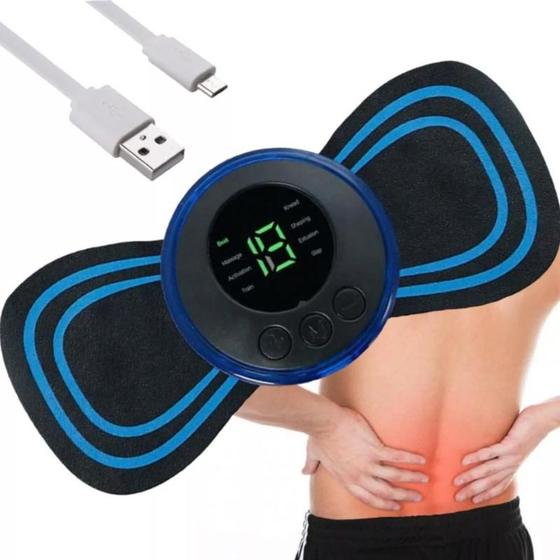 Imagem de Mini Massageador Elétrico Portátil De Pescoço Pulso Massagem Cervical Ferramenta De Alívio Da Dor Muscular Nas Costas