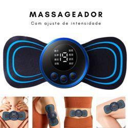 Imagem de Mini Massageador Muscular Elétrico Portátil Cervical ems Alivia Dores Corpo Pescoço Costas Lombar Pernas Braços