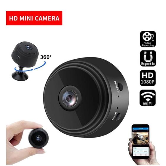 Mini Micro Camera Espiã Monitoramento Segurança Wifi 1080p - dgs ...
