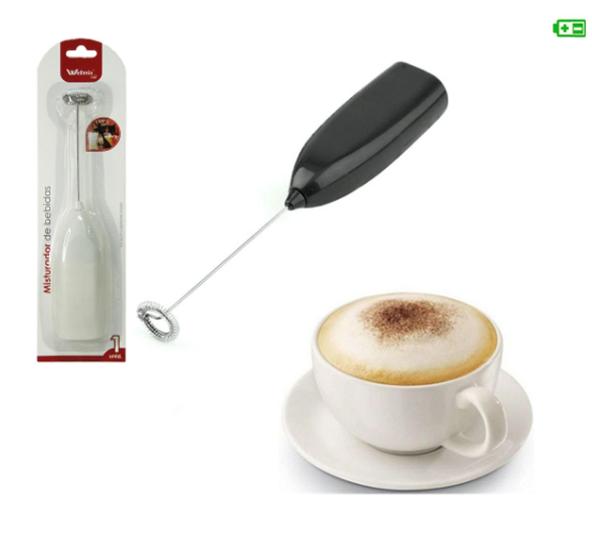 Mini Mixer Misturador De Bebidas Portátil Elétrico A Pilha La Bella