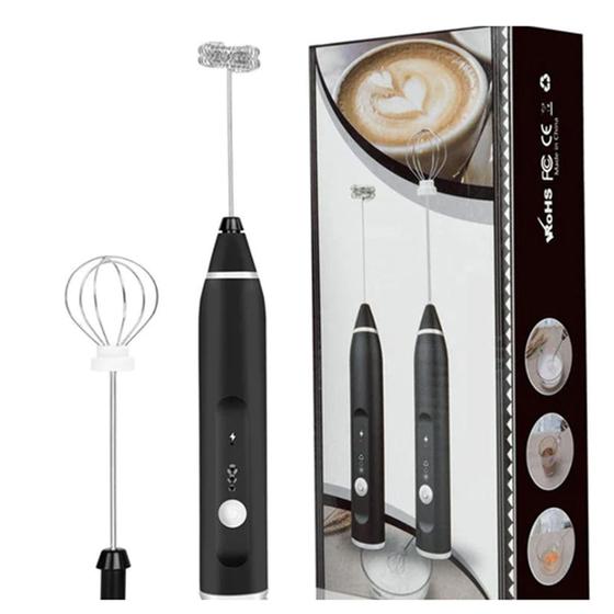 Mini Mixer Misturador Portátil Recarregável Elétrico MILK FROTHER