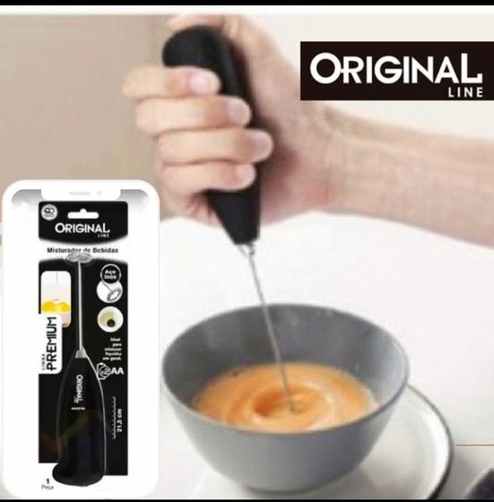 Imagem de Mini Mixer Mix  Misturador de Bebidas e Batedor de Ovos Portátil Mini Mixer REF SL0396 ORIGINAL