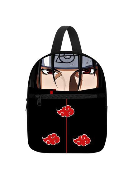 Imagem de Mini Mochila Akatsuki Itachi Uchiha Renegado Anime Geek