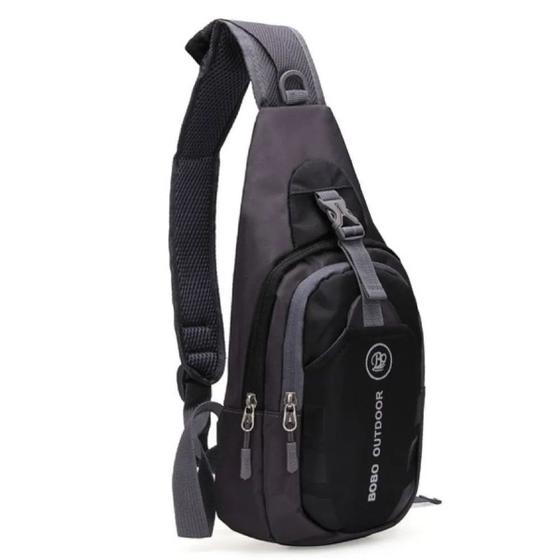 Imagem de Mini Mochila Bolsa Pequena Transversal Masculina Pochete  de Peito de Ombro e Costas Impermeável Premium