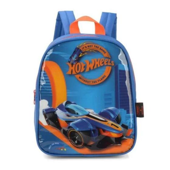 Imagem de Mini Mochila Escolar Infantil Hotwheels  Maxlog