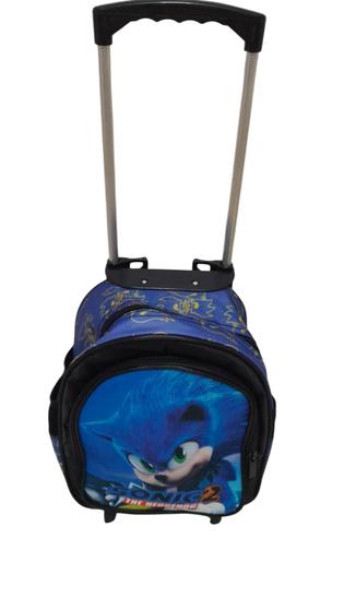 Imagem de Mini Mochila Escolar  Sonic2 com Rodinhas