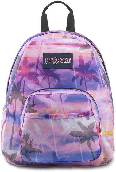 Imagem de Mini mochila jansport half pint  palm paradise tdh675h